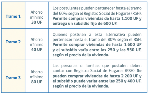 Tipos de subsidio ds1 para resultados subsidio DS1 2024